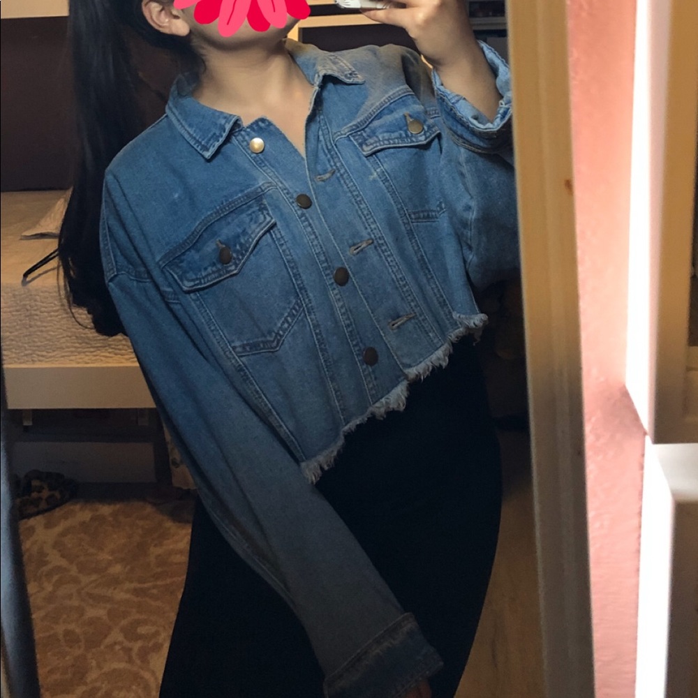Cropped Jean Jacket